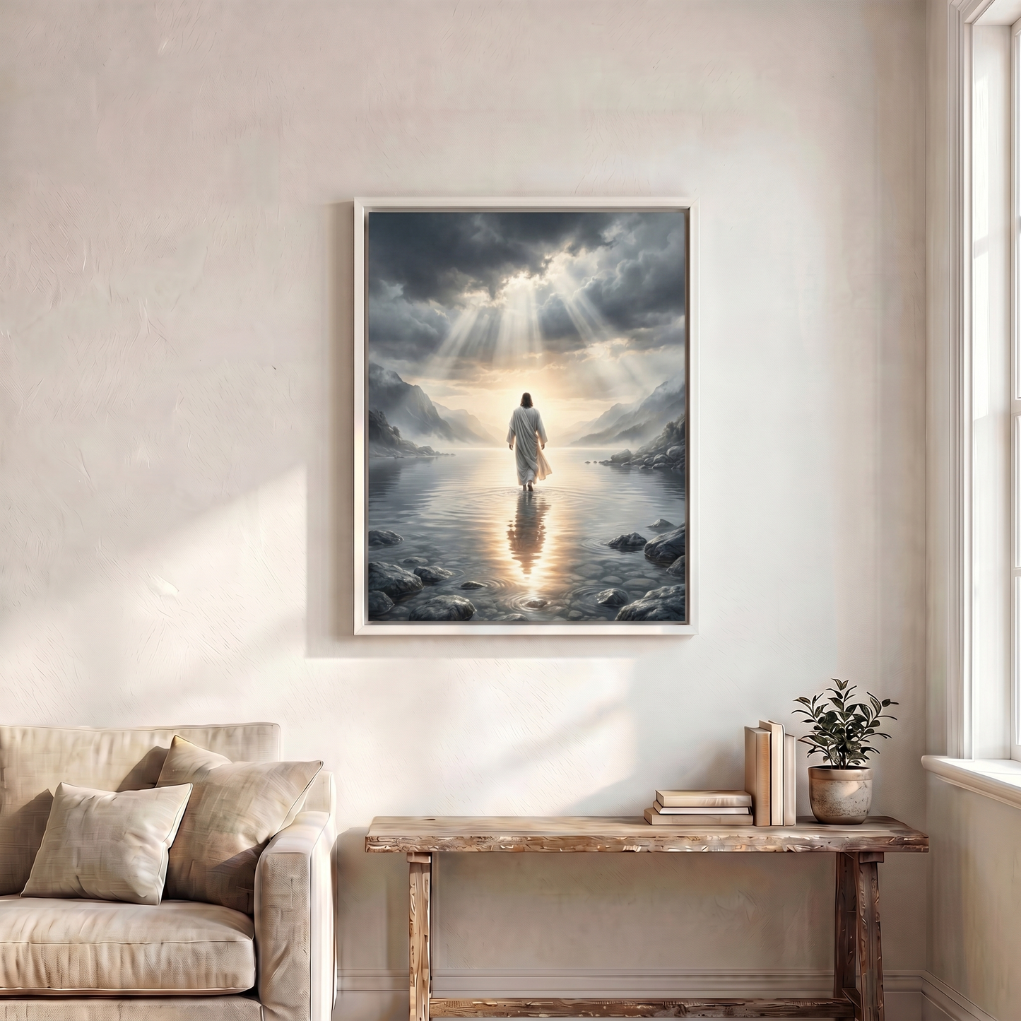 His Path Is Peace - Canvas