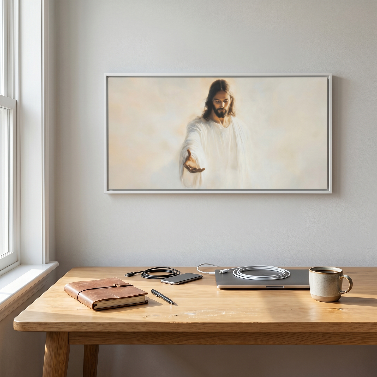 In the Palm of His Love (Horizontal) - Canvas