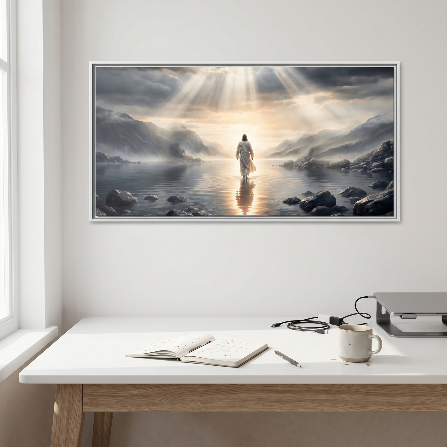 His Path is Peace (Horizontal) - Canvas