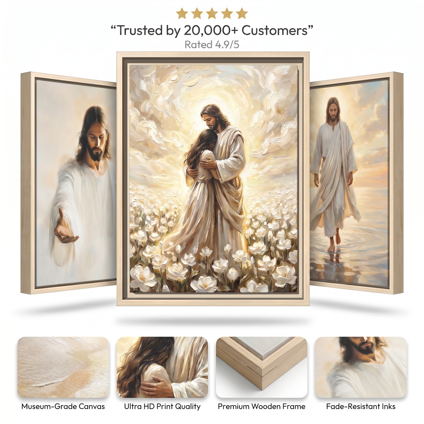 Prayer in His Presence -  Canvas